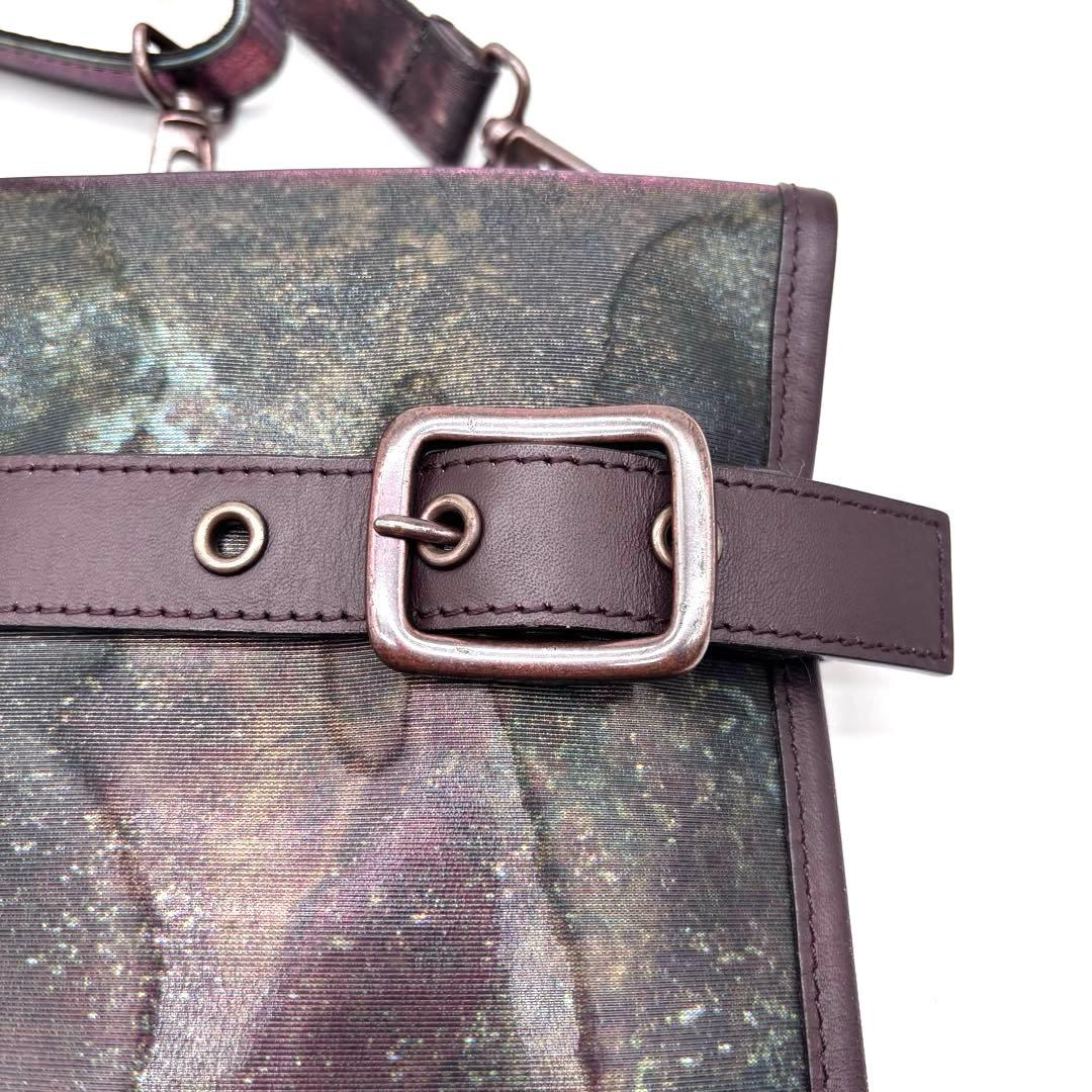 ✨極美品✨希少✨ジャンポールゴルチエ　Vサイバー　ショルダー　サコッシュ　玉虫色