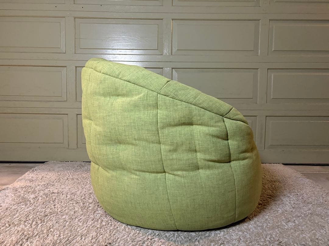 アンビエントラウンジ バタフライソファ ライムグリーン ビーズソファ