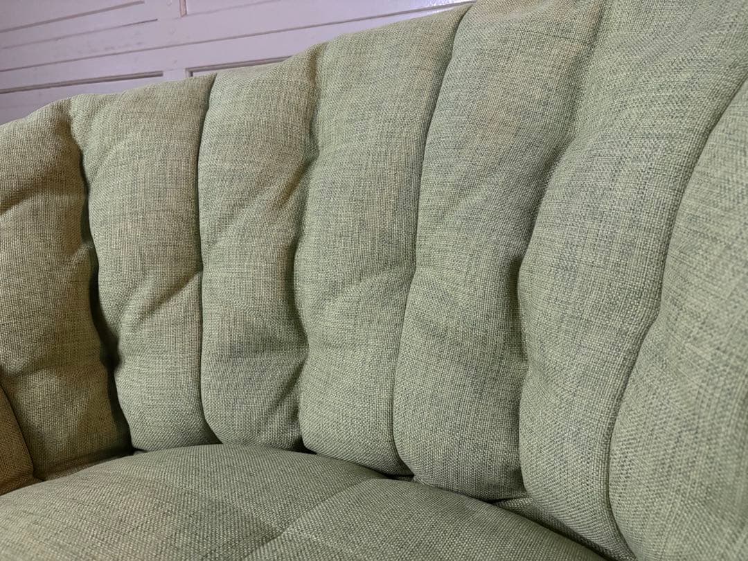 アンビエントラウンジ バタフライソファ ライムグリーン ビーズソファ