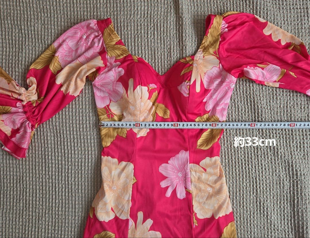 フラメンコ衣装 花柄ドレス