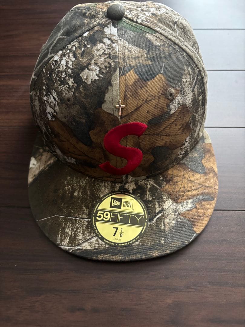 $*$様 Supreme Gold Cross S Logo New Era