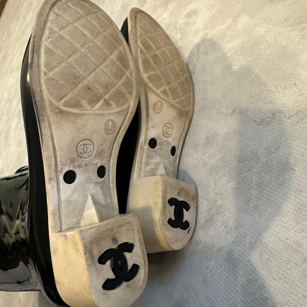 限定お値下げ♪CHANEL ブラック レインブーツ 38