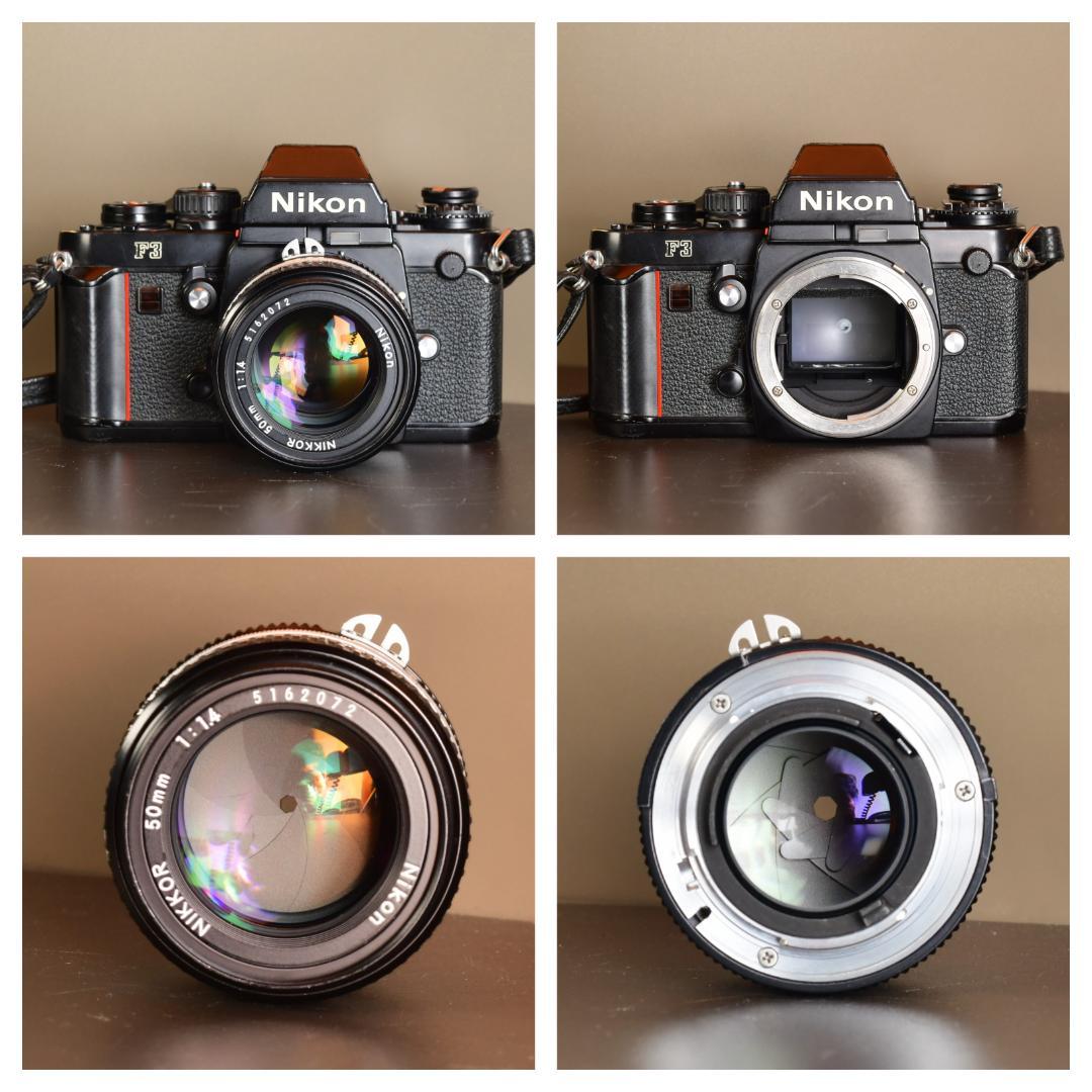 分解清掃・動作確認済 Nikon F3 ニコン 明るい単焦点レンズ　使える訳あり