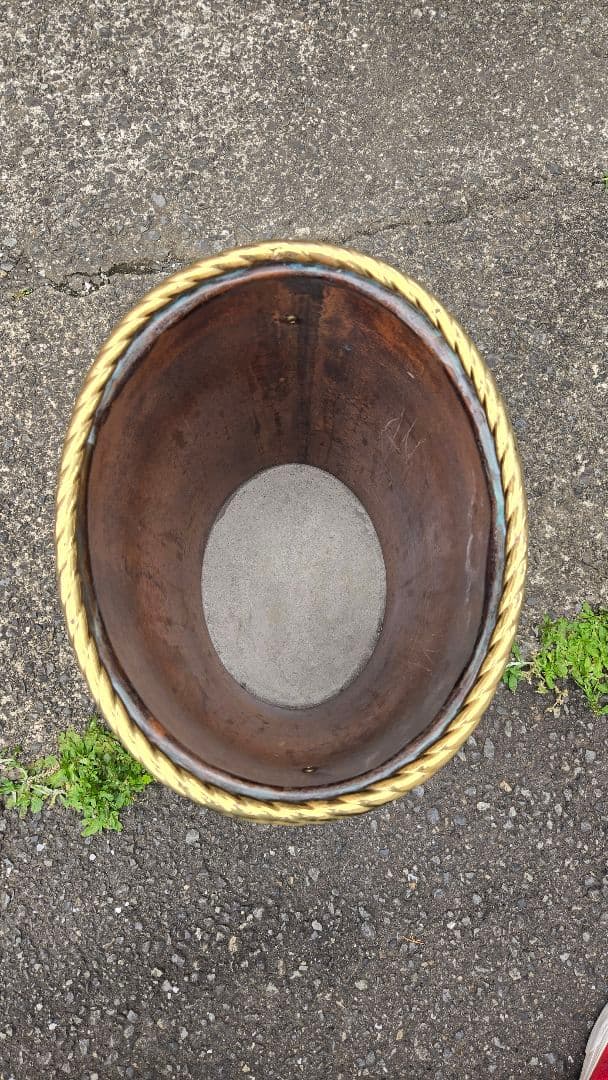 銅　ブロンズ　　傘立て　ヴィンテージ