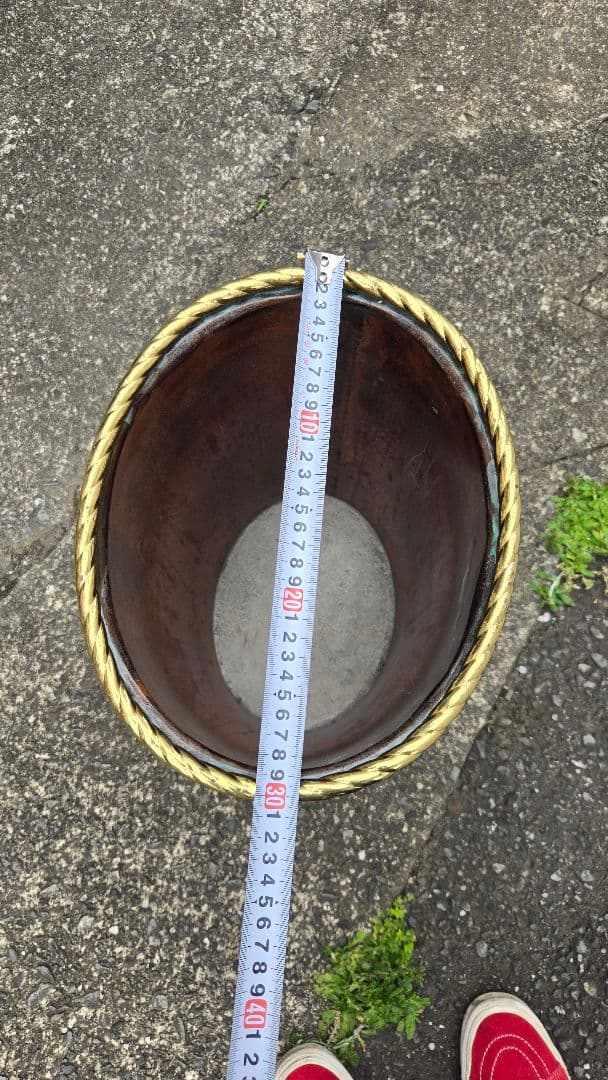 銅　ブロンズ　　傘立て　ヴィンテージ