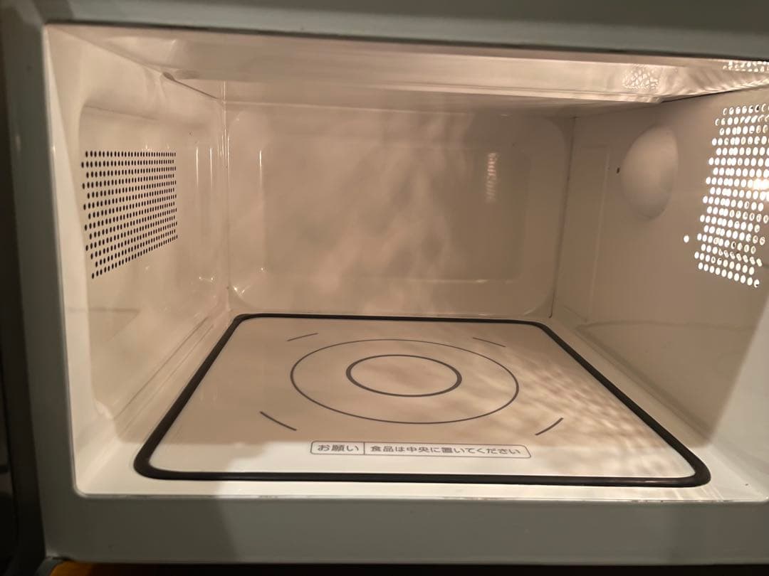 TWINBIRD ミラーガラス フラット電子レンジ 品番DR-D278 ブラック