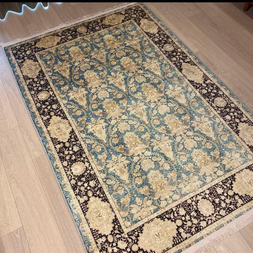 トルコのカーペット 120*180cm ラグ　洗える　アンティーク風