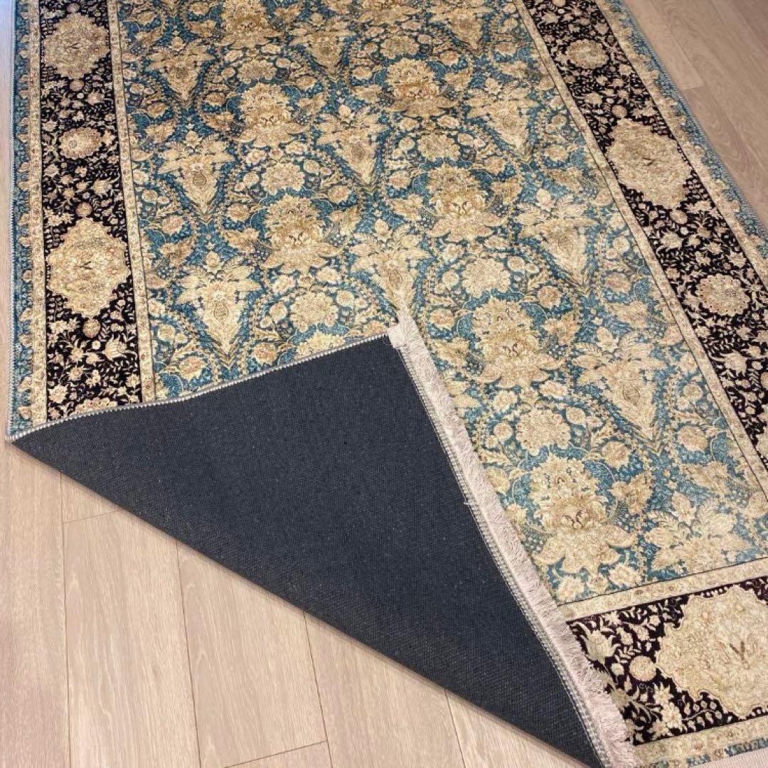 トルコのカーペット 120*180cm ラグ　洗える　アンティーク風