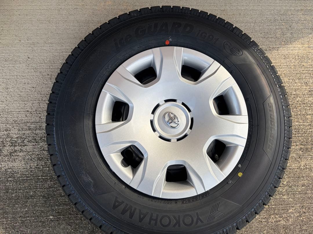 YOKOHAMA ice GUARD iG91 195/80R15 タイヤセット