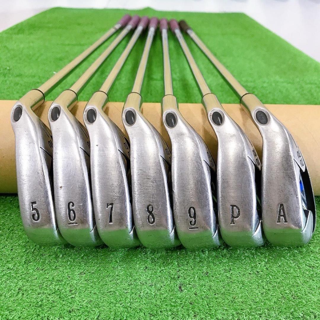 チ37★キャロウェイ X-22 7本アイアンセット R Callaway X22