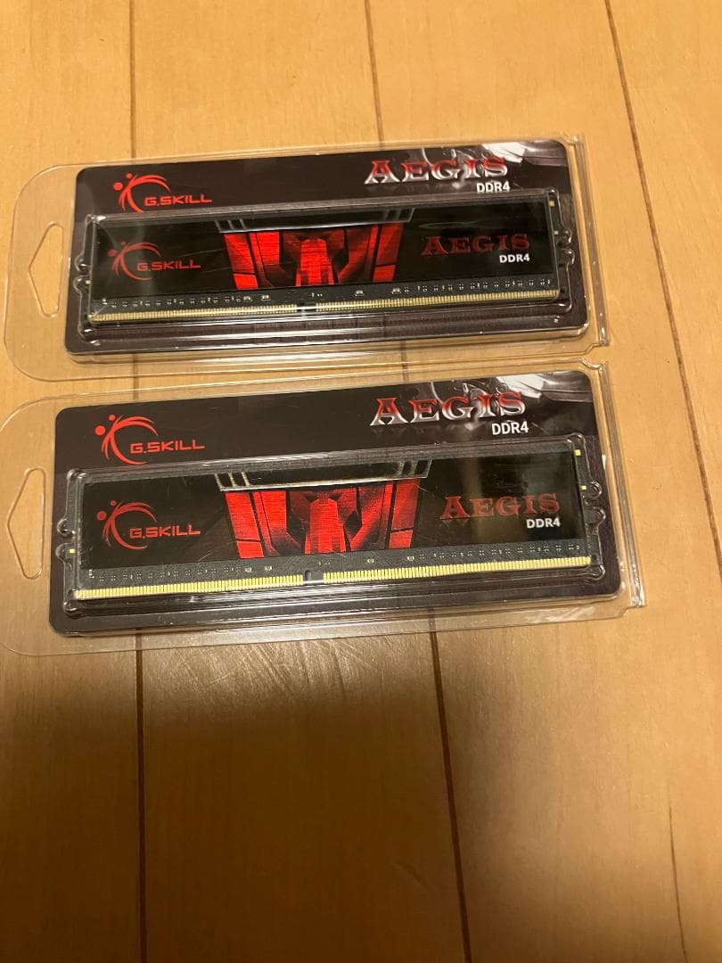 G.SKILL AEGIS DDR4 メモリ 2枚セット