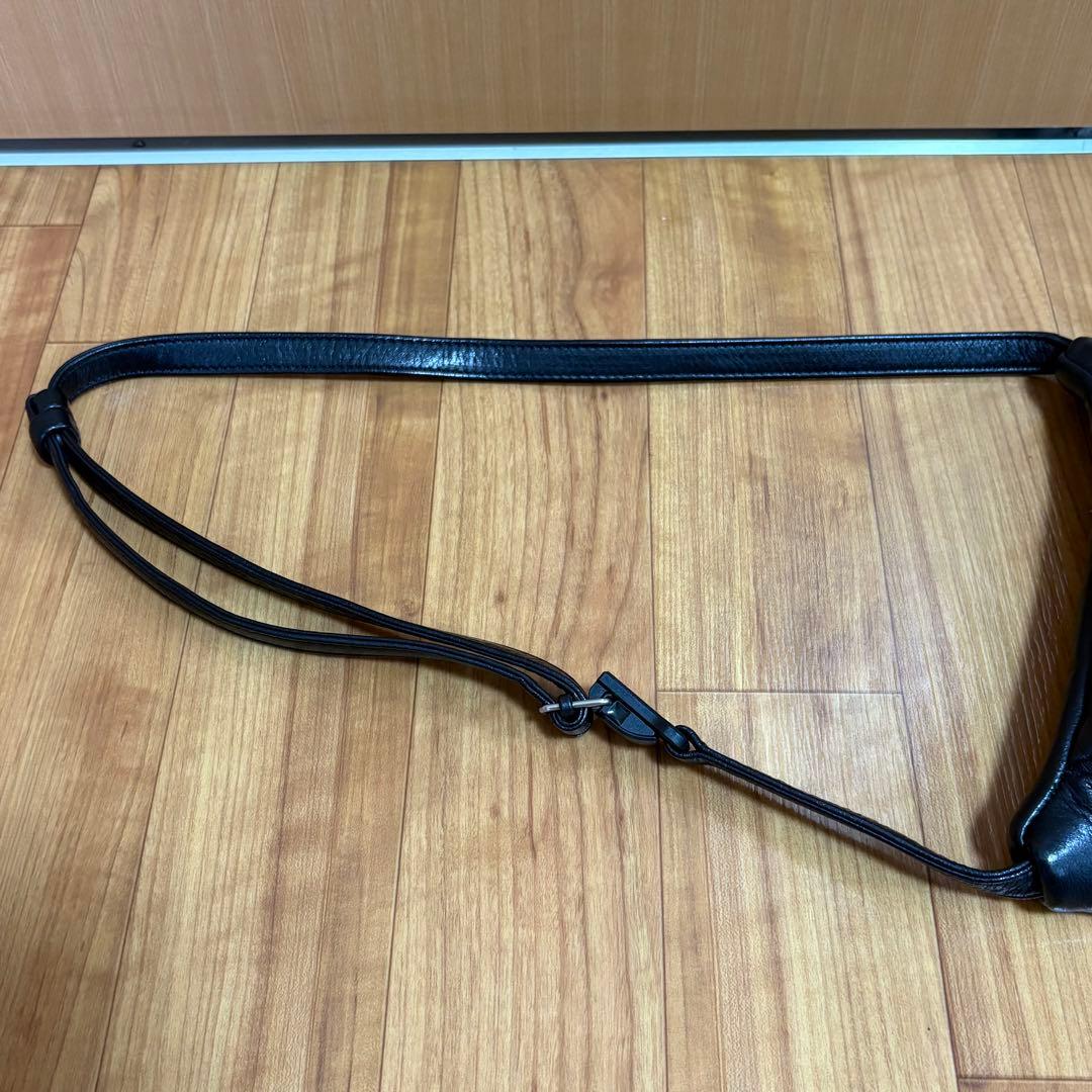 バッグ Aeta DEER LEATHER WAIST POUCH S Black