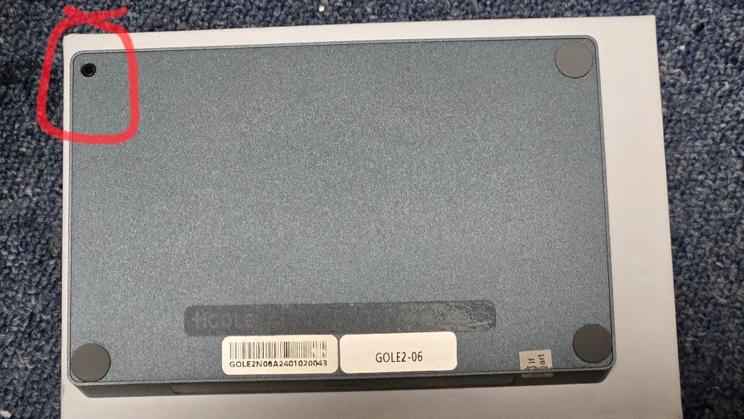 m*a様 Gole2proバッテリー版5.5インチ ミニPC 16g+256g