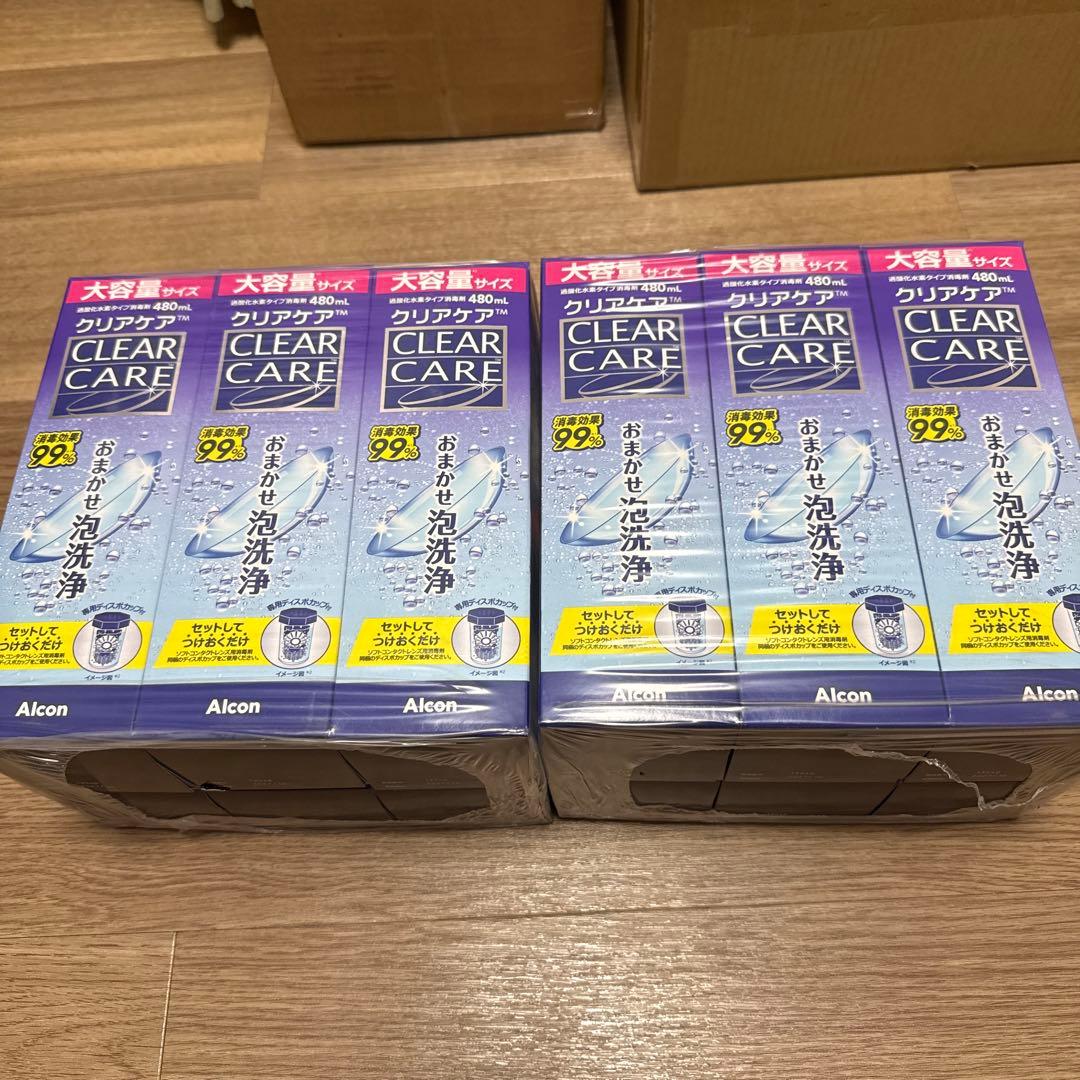 CLEAR CARE ソフトコンタクト洗浄液 480ml 24本入り