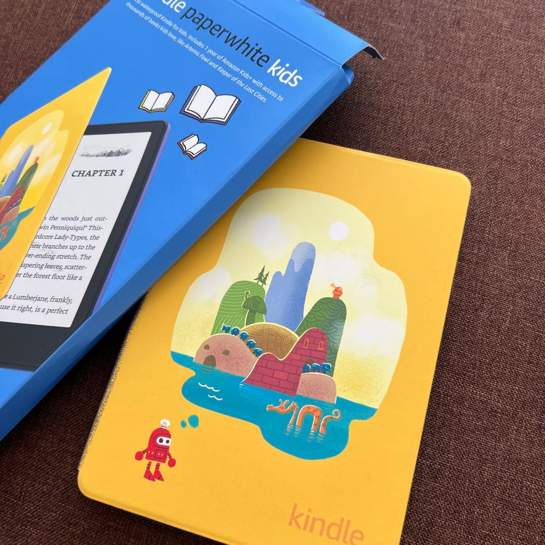 米国版 Kindle Paperwhiteキッズモデル　ロボットドリームカバー