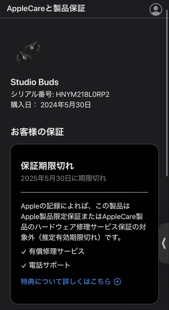 【新品未開封】Beats Studio Buds ワイヤレスイヤホン