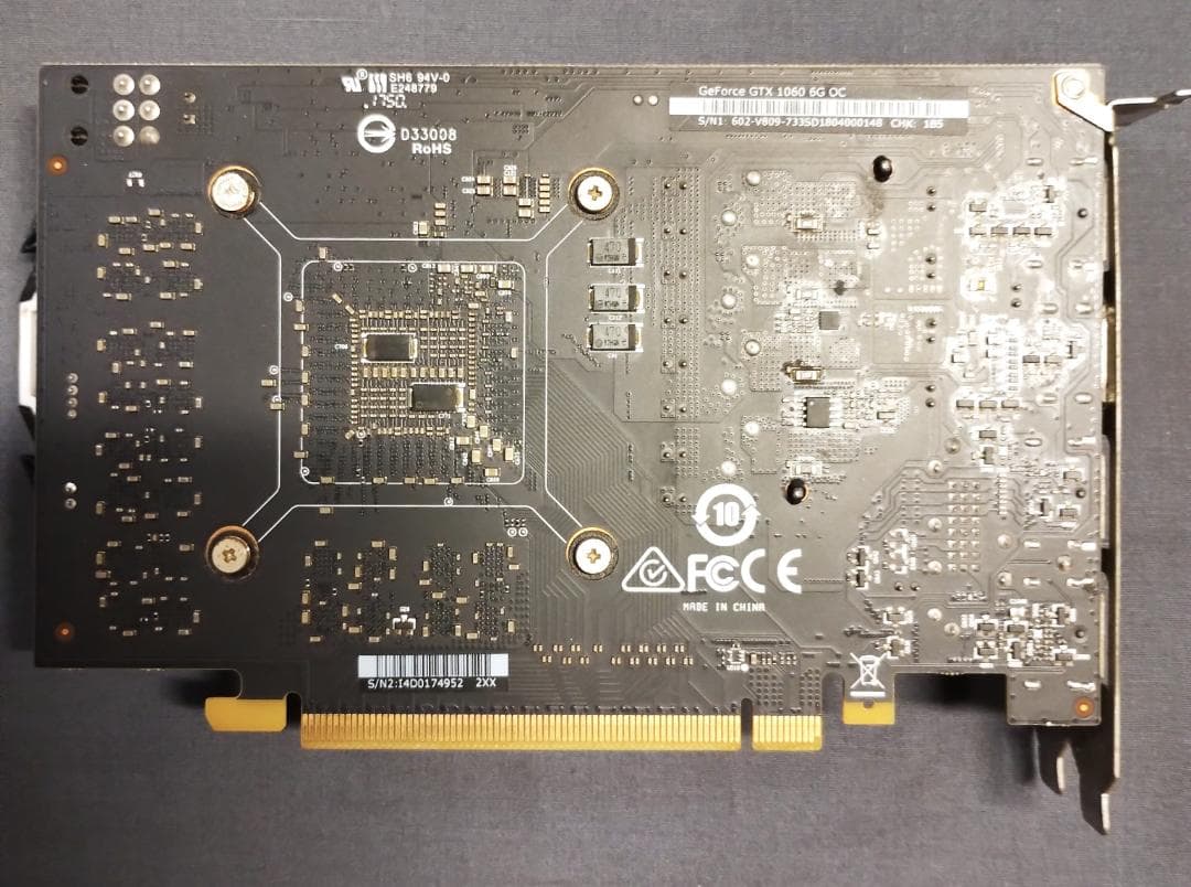 グラボ/GTX1060 6GB/動作確認済み/FFベンチ完走/送料無料