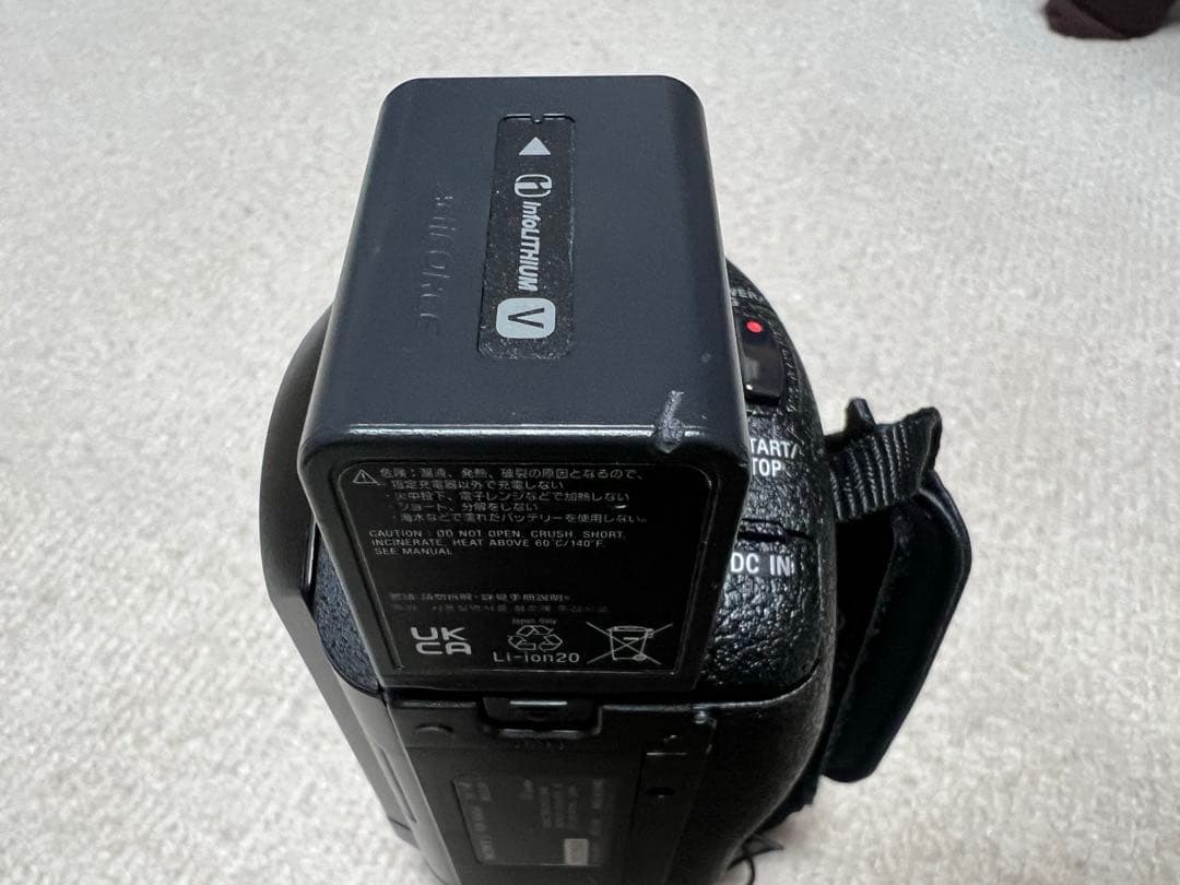 【SONY 4K ビデオカメラ FDR-AX45A】中古・動作確認済み