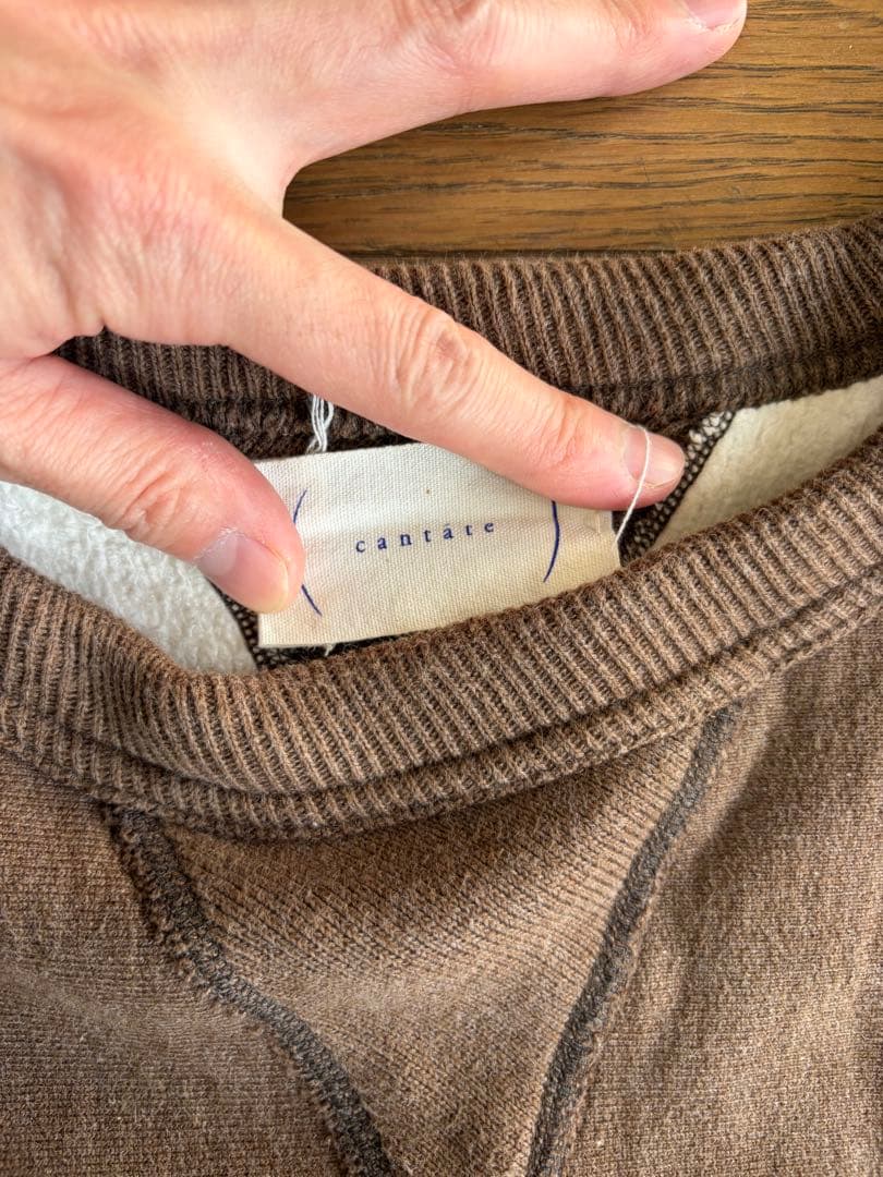 cantate ブラウン スウェット 46 m
