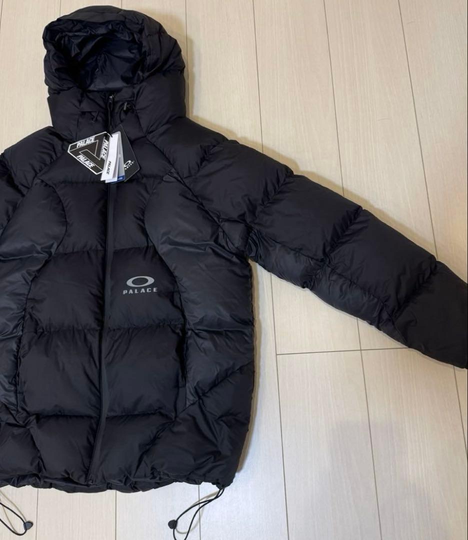 PALACE × OAKLEY Puffa black ダウンジャケット　S