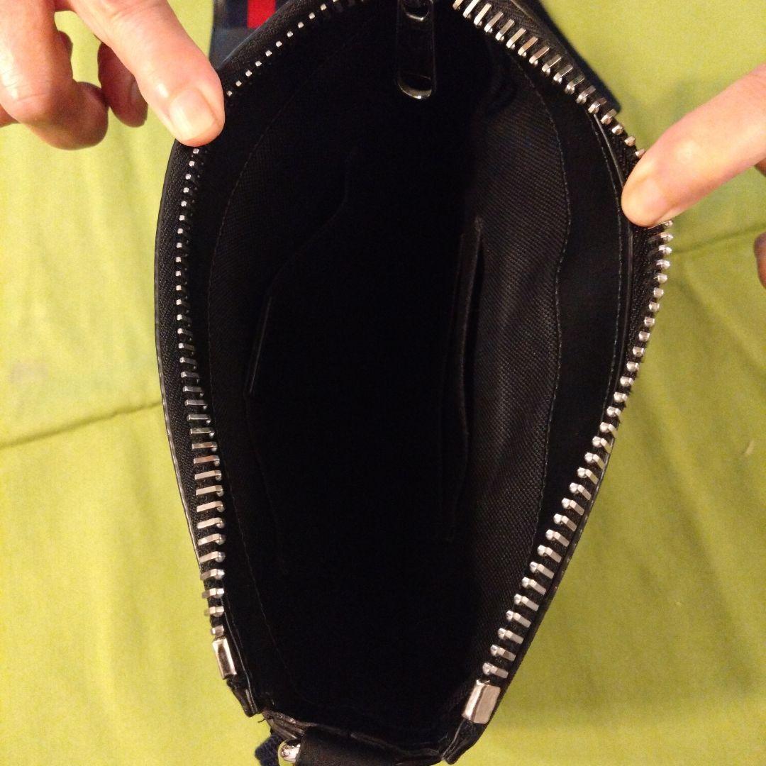 GUCCI グッチダークグレー ショルダーバッグ