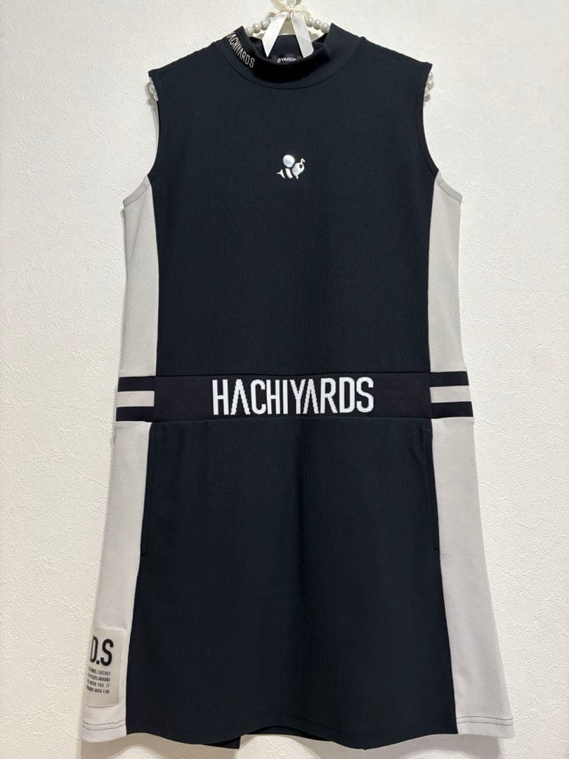 HACHIYARDS レディース ゴルフ ワンピース 黒