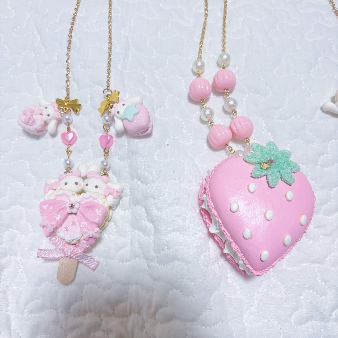 【8点セット売り】ピンク ハンドメイド アクセサリー ロリィタ 量産型 ガーリー