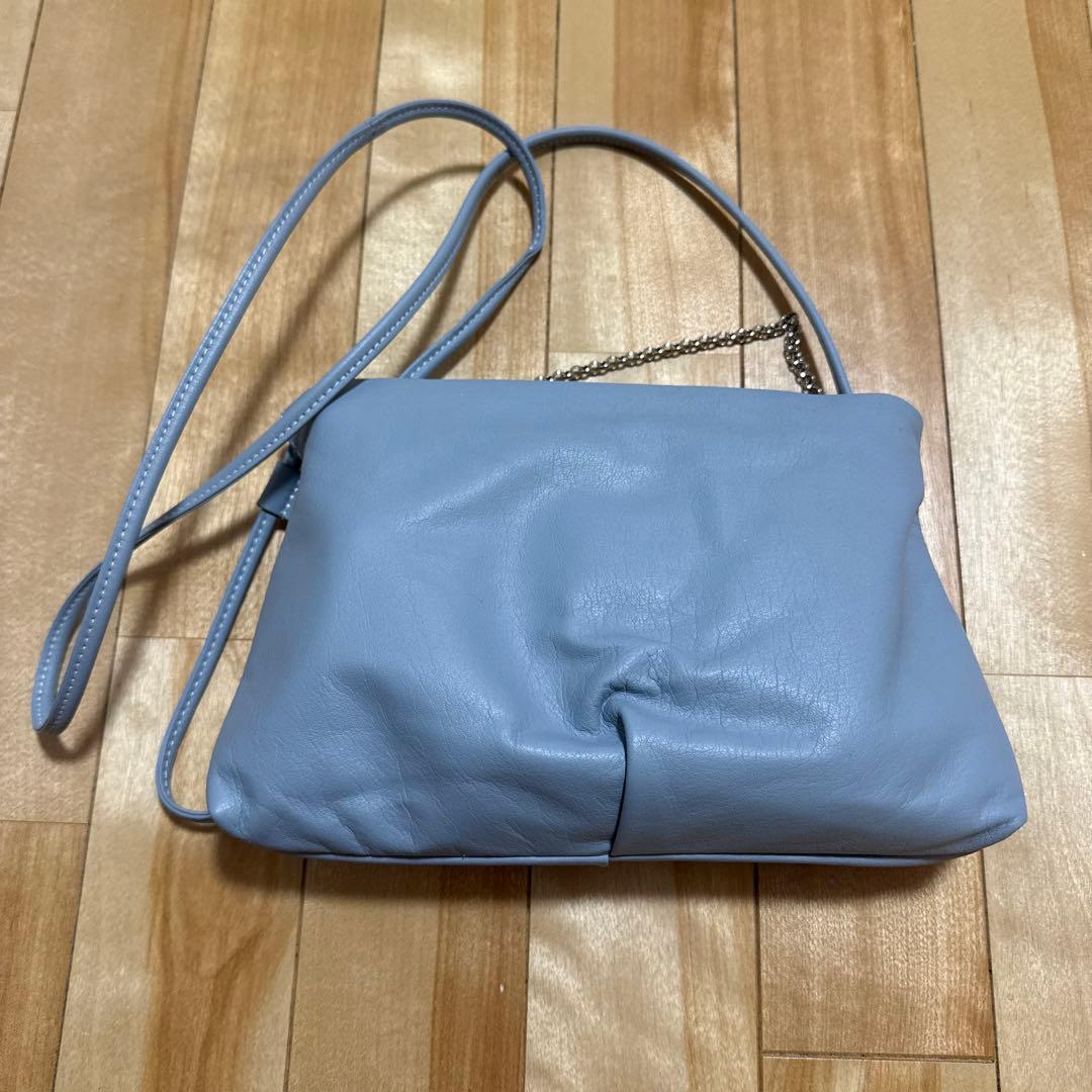 russet レザー巾着4WAY ミニショルダーバッグ