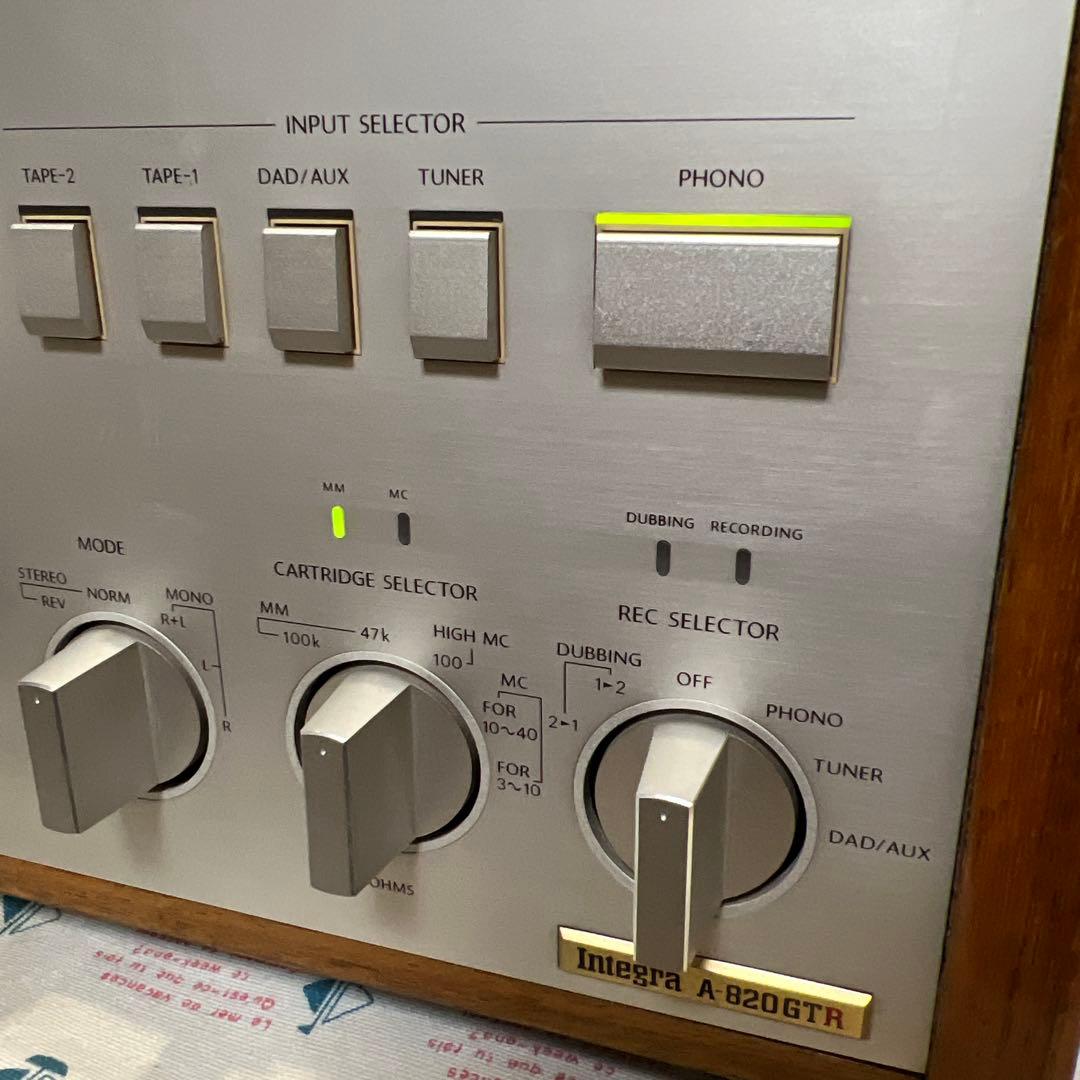 オンキョーA-820GTR 幻の名機　動作品　保証有　RCA端子全てK18GP
