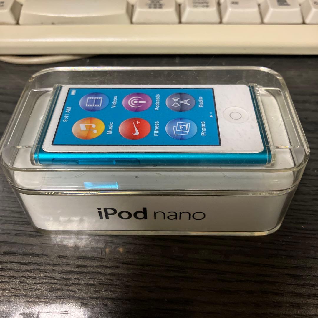iPod nano 16GB青色 第7世代元箱付き新品未使用品