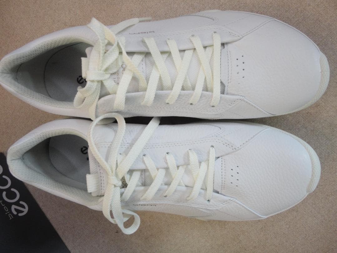 ECCO ホワイト ゴルフシューズ