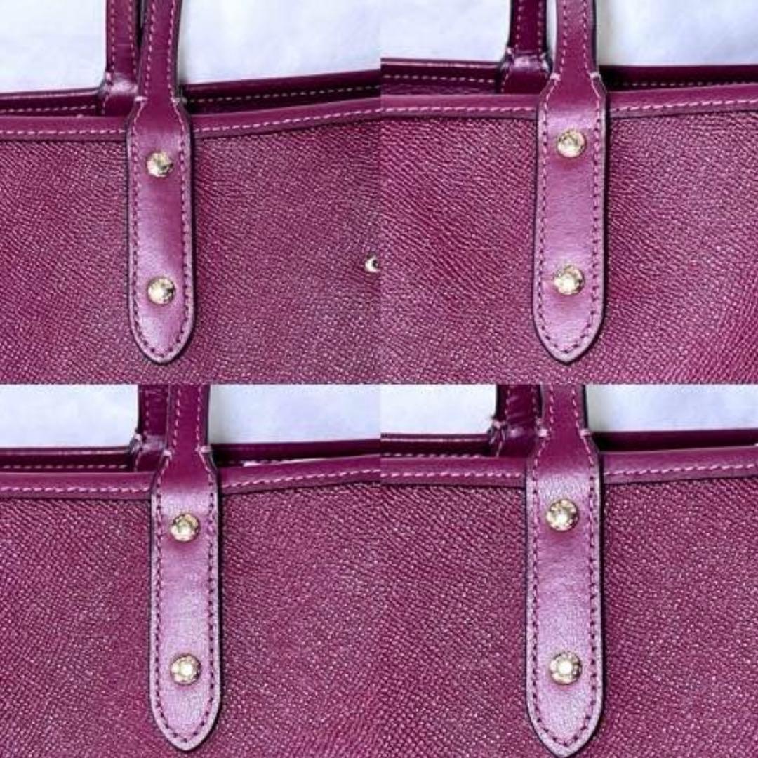 【極美品】コーチ 80232 リバーシブル トートバッグ レザー A4可 肩掛け