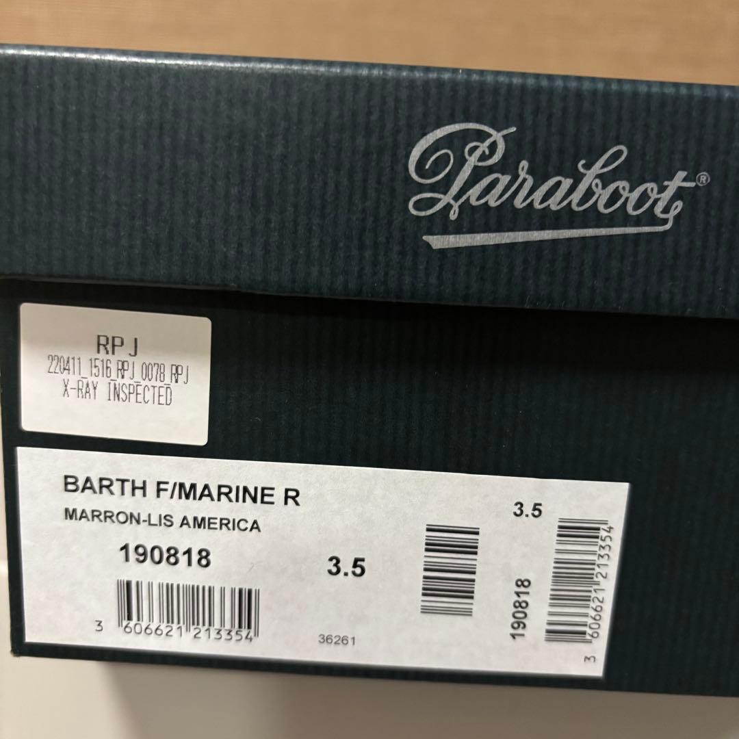 ♦︎ PARABOOT パラブーツ デッキシューズ BARTH F バース 靴