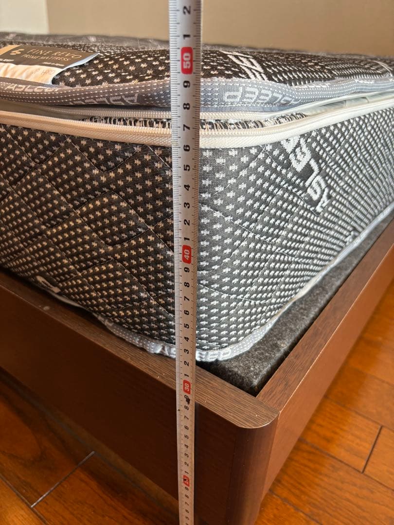 ASLEEP アスリープ ファインレボ マットレスのみ ダブル 夏・冬カバー付