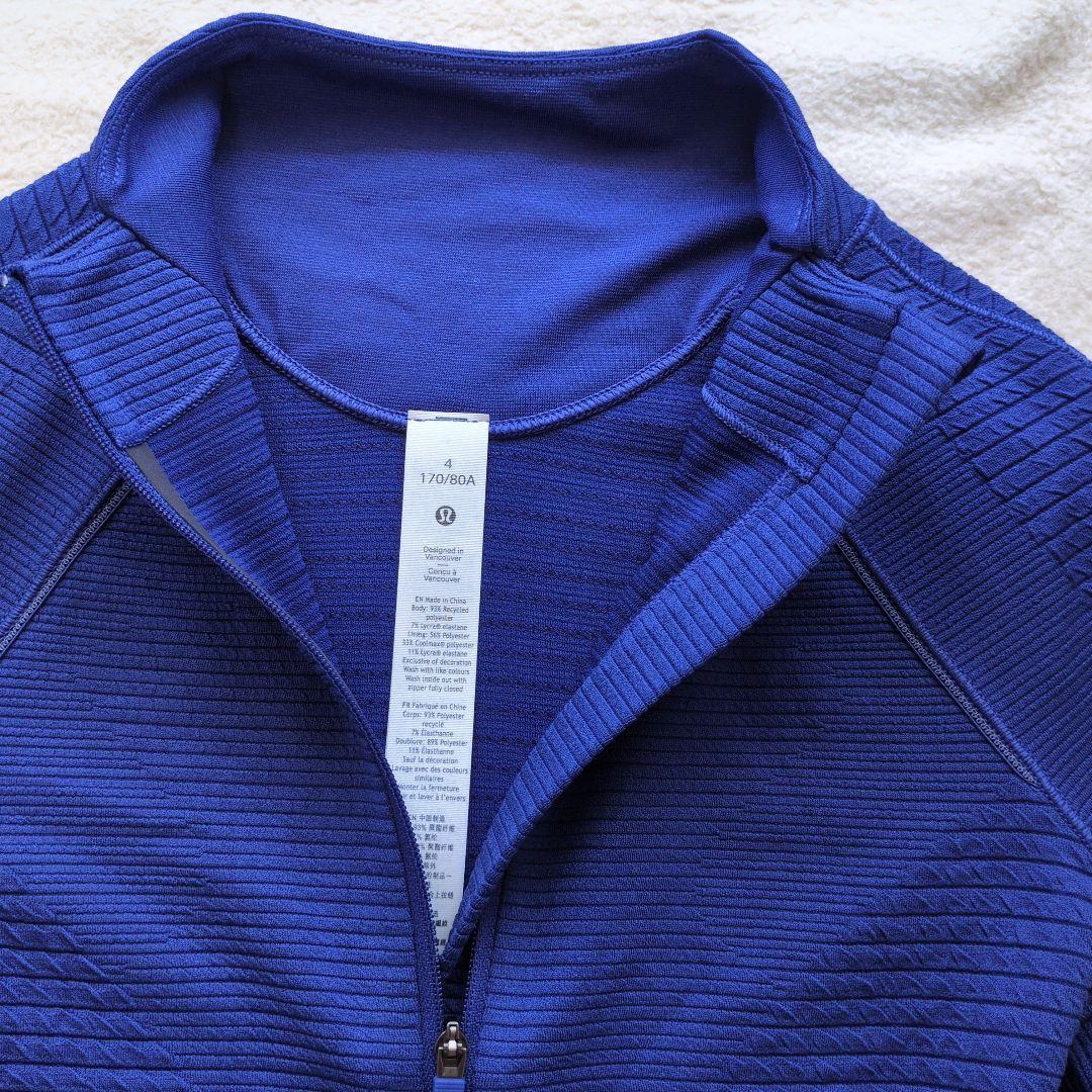 新品タグ付き　ルルレモン　lululemon　ハーフジップ　サイズ4