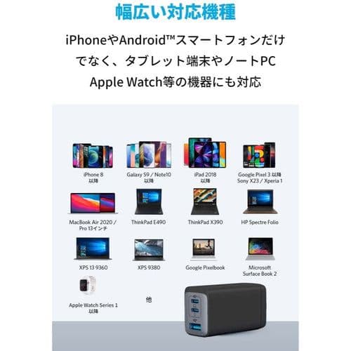 アンカー Anker PowerPort III 3-Port 65W Pod