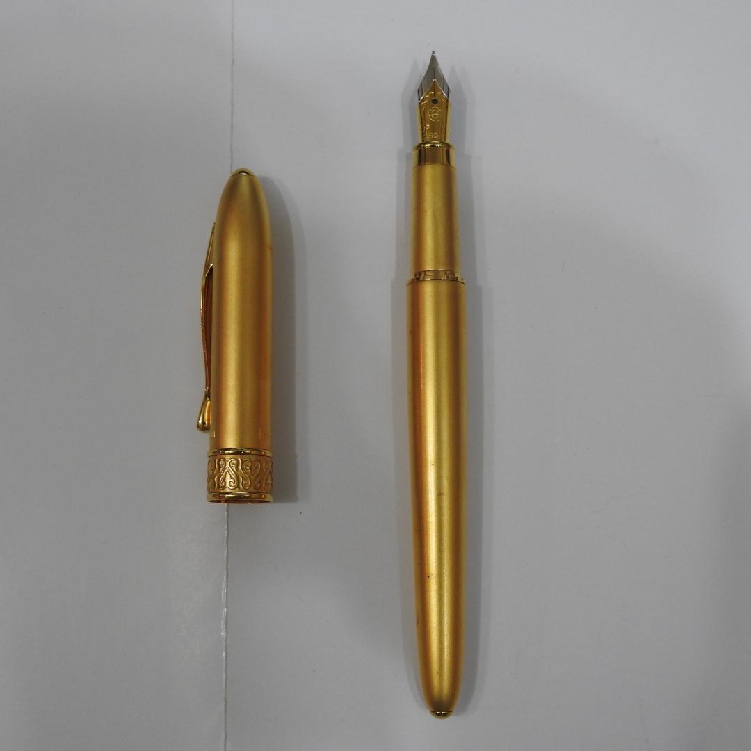 英雄 HERO PEN FACTORY ゴールド万年筆 14K