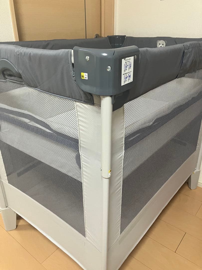 S*S様 ココネルエアーAB アップリカ　ベビーベッド　グレーベアー（マット・シ