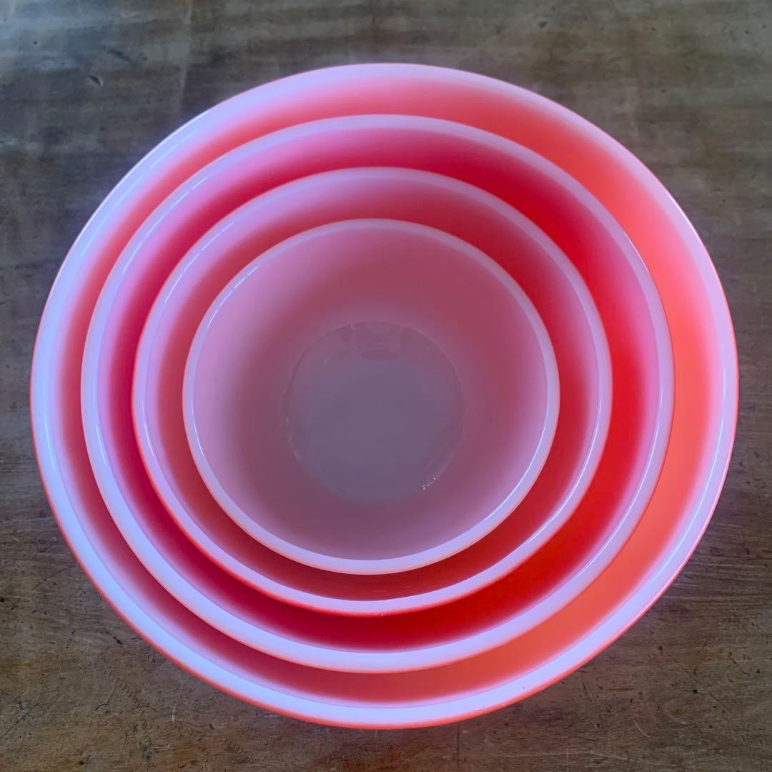 希少　ファイヤーキング　ミキシングボウルセット入れ子　4個