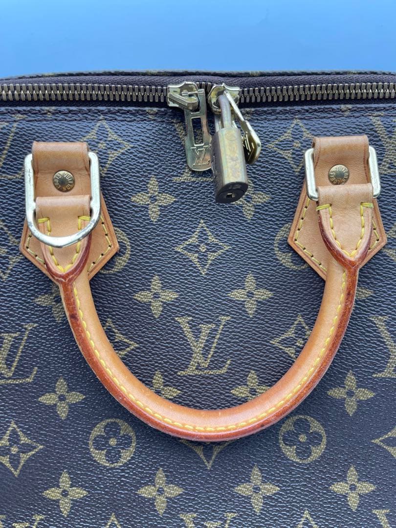 Louis Vuitton モノグラム ハンドバッグ アルマ 鍵付き