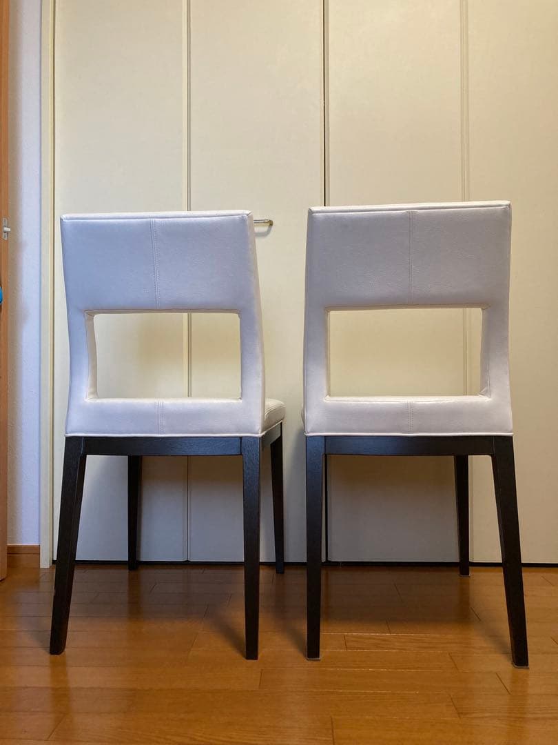 IDEE イデー ホワイト ダイニングチェア 2脚セット カフェ サロン