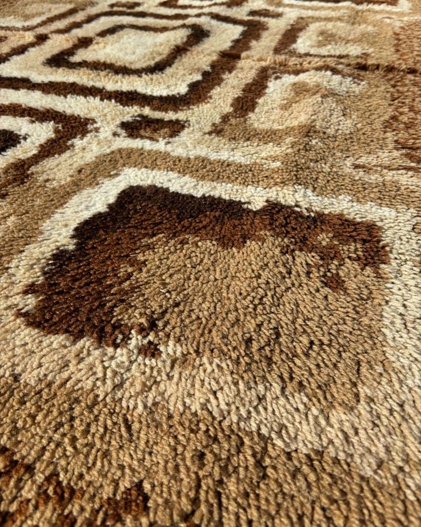 60s 70s ヴィンテージ シャギーラグ ミッドセンチュリー スペースエイジ