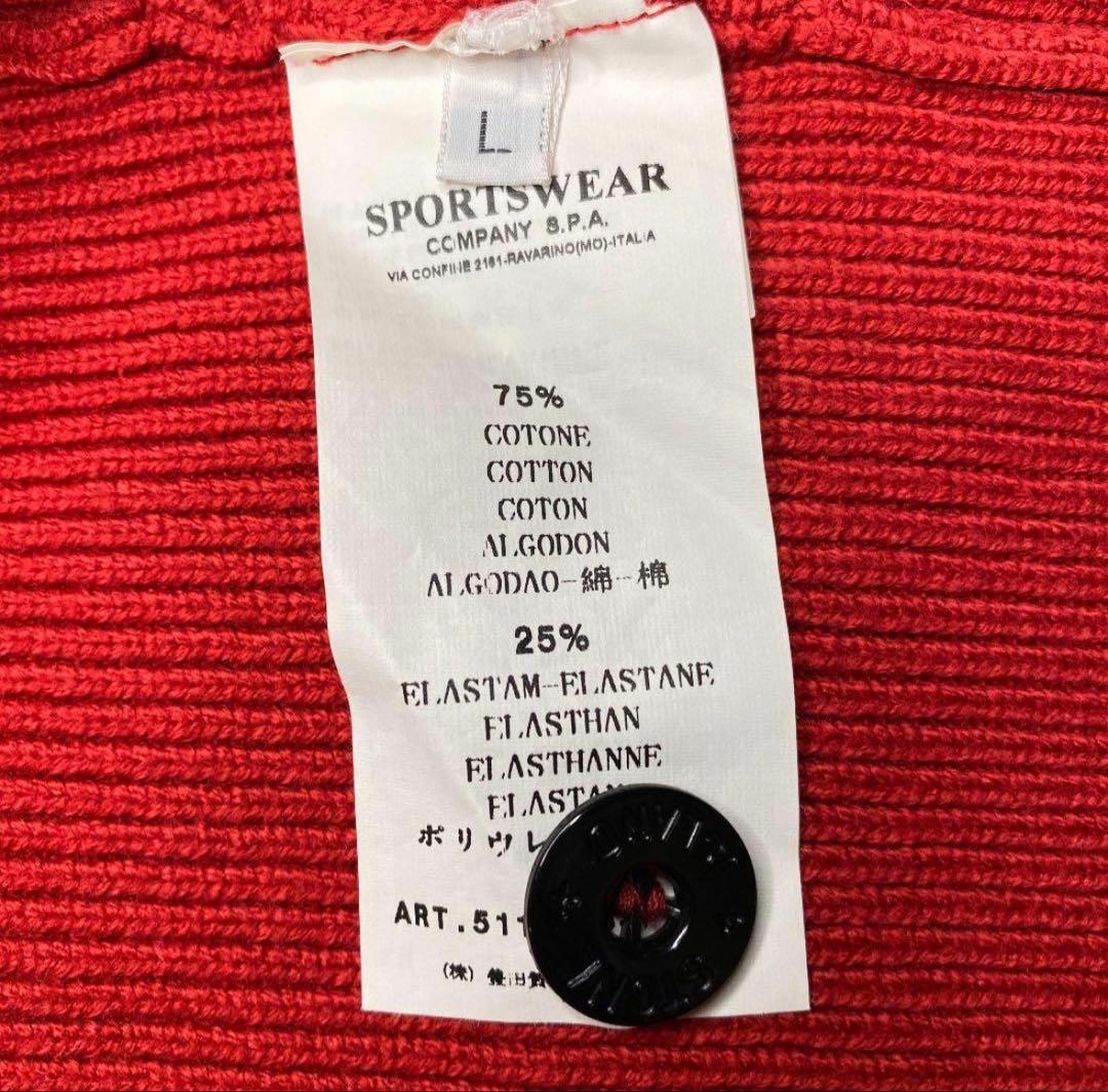 STONE  ストーンアイランド ハイネック ニット 赤