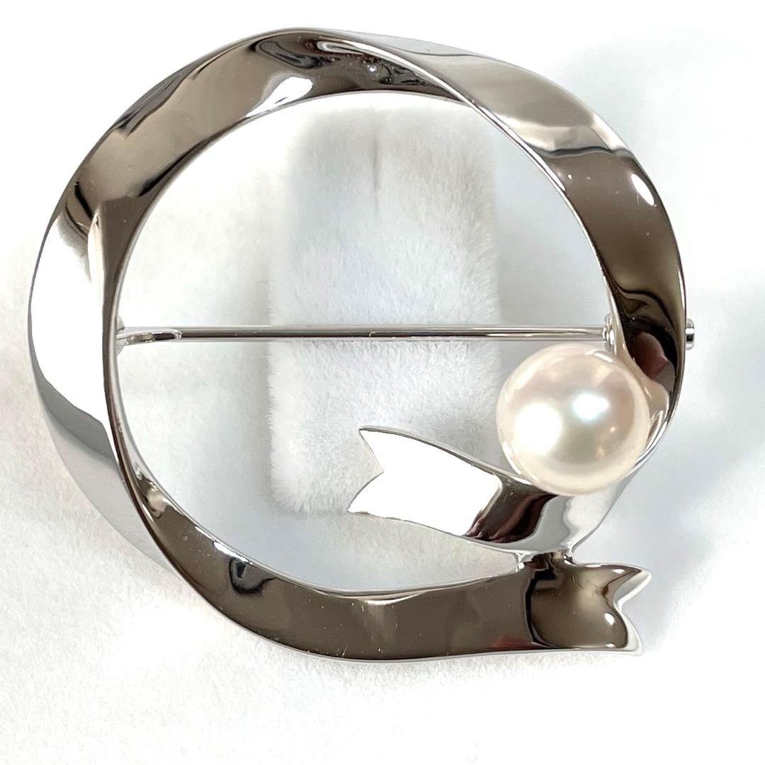 ミキモト　パールブローチ　入学式　卒業式　あこや真珠　本真珠　コサージュ