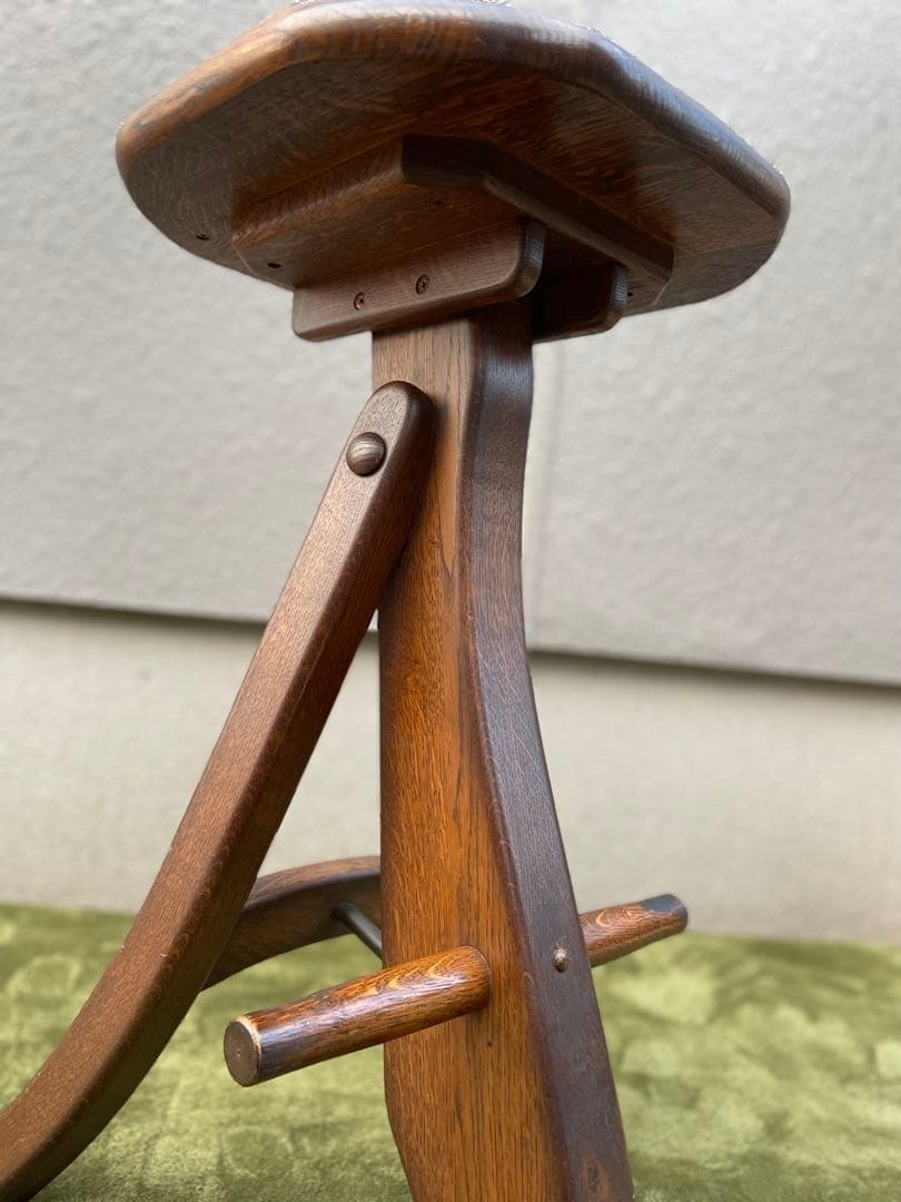 オランダ　カウンターチェア　オーク無垢材