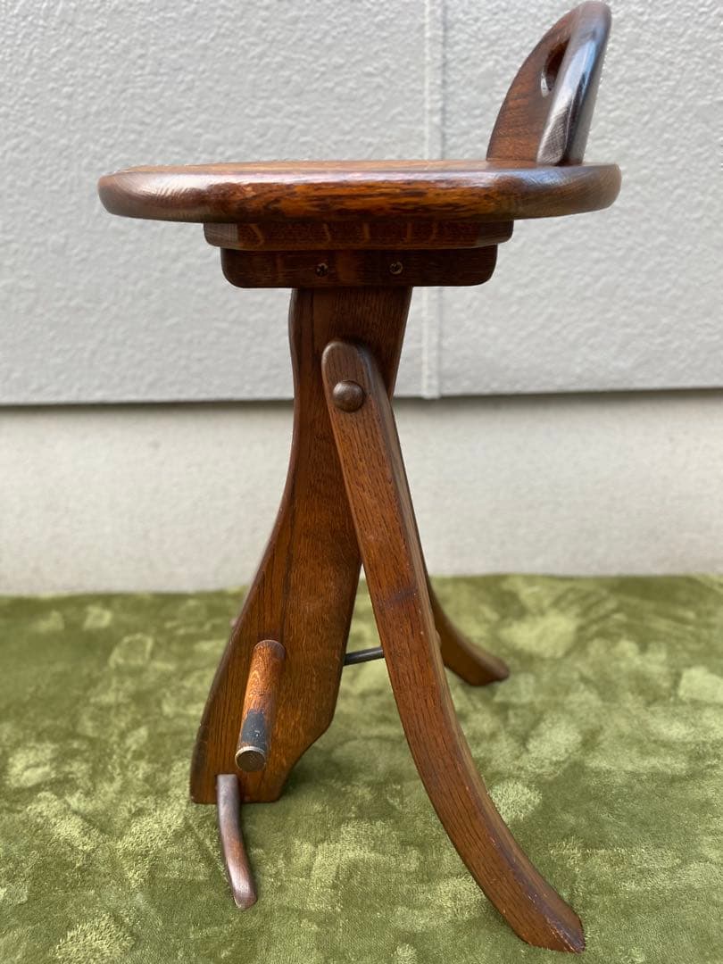 オランダ　カウンターチェア　オーク無垢材