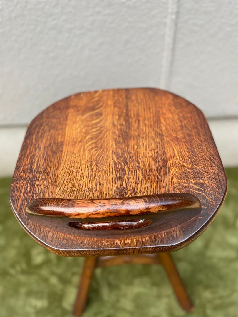 オランダ　カウンターチェア　オーク無垢材