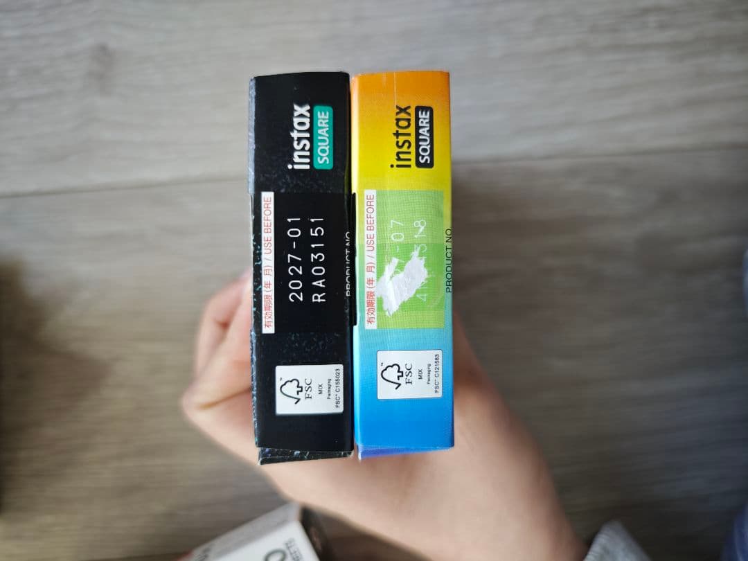 動作確認済 FUJIFILM instax SQ20＋フィルム11箱＋SDカード