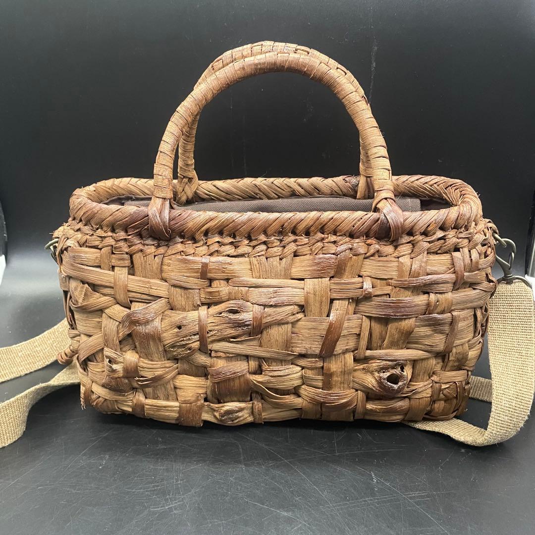 U1157 山葡萄 かごバッグ 国産 2way