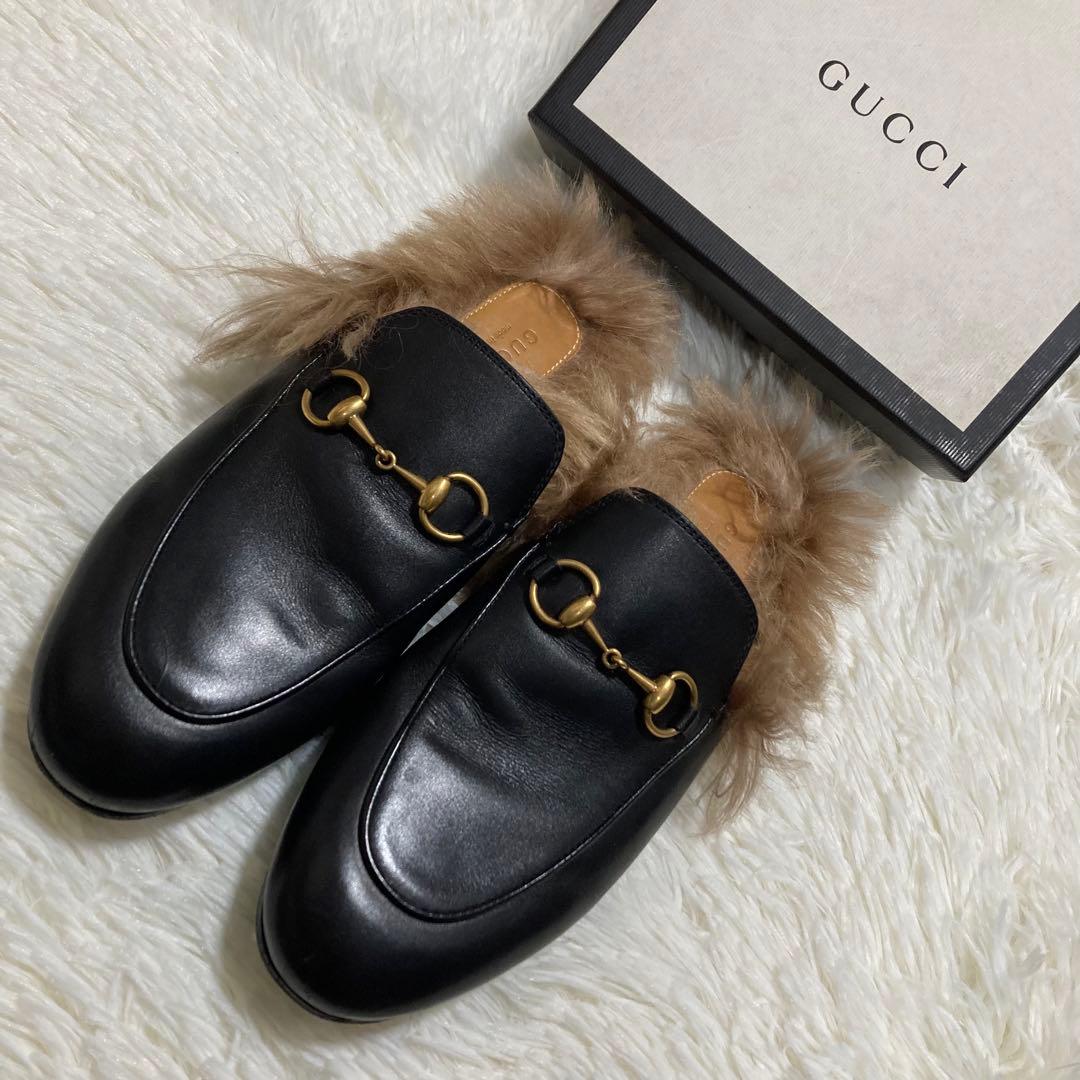 GUCCI グッチ　ホースビット　プリンスタウン　36 1/2 ブラック